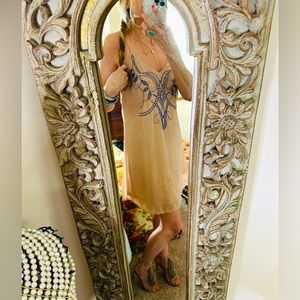 ◽️DRESS◽️SIZE:MEDIUM◽️COLOR:TAN/BLUE◽️